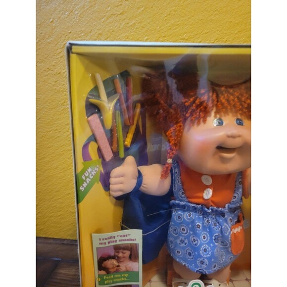 Vintage CABBAGE PATCH KIDS Collectors Doll SnackTime Kid Tiffanie Britt NIB HTF - Picture 6 of 11